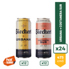 Cerveza Bieckert Costanera Sur 473ml x12 + Urbana 473ml x12
