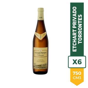 Vino Etchart Privado Torrontes 750ml x6
