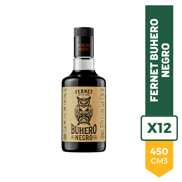 Fernet Buhero Negro 450ml x12