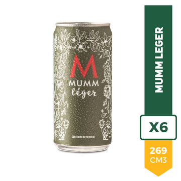 Espumante Mumm Leger Lata 269ml x6