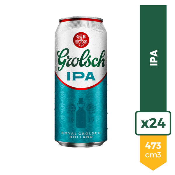 Cerveza Grolsch IPA 473ml x24