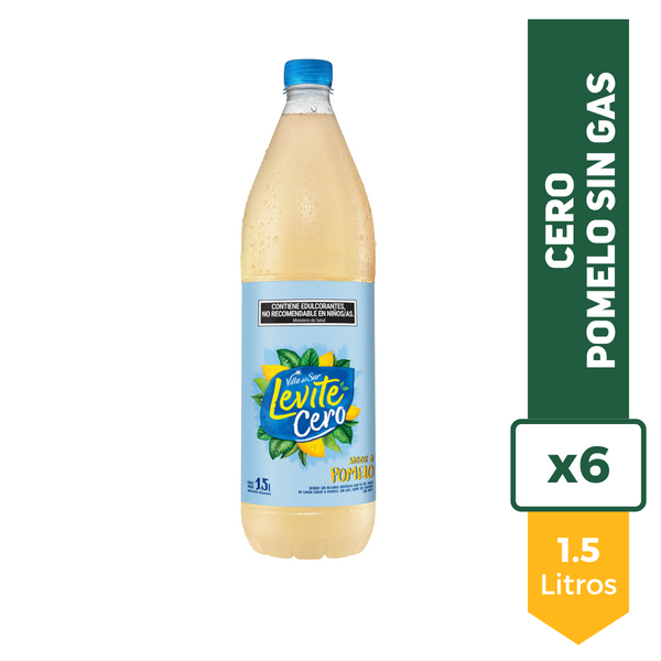 Pack de 6 botellas de Levité Cero Pomelo 1,5 L – imagen 2