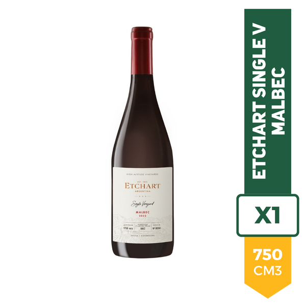 Vino Etchart Single Vineyard Malbec 750ml
