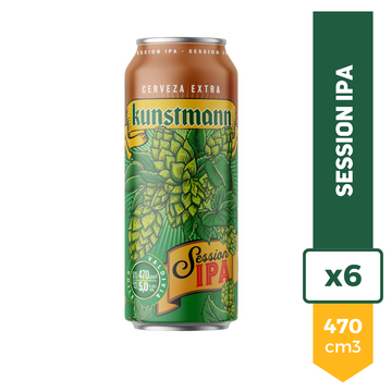 Cerveza Kunstmann Session IPA 470ml x6