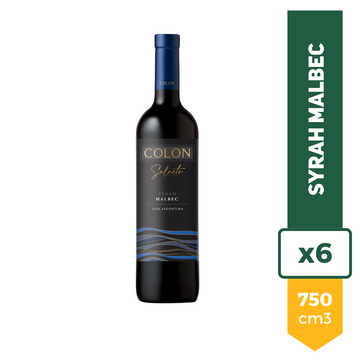 Colon Selecto Syrah Malbec 750ml x6
