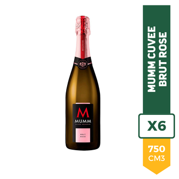 Espumante Mumm Cuvee Reserve Brut Rose 750ml x6