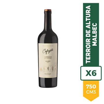 Vino Cafayate Terroir de Altura Malbec 750ml x6