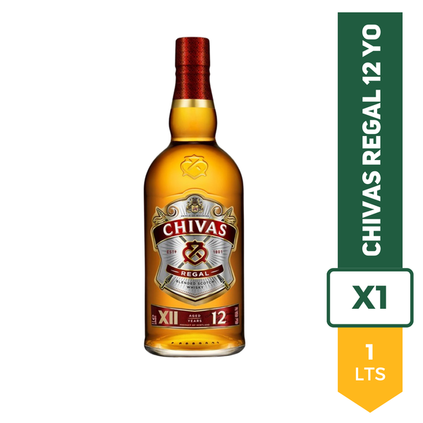 Whisky Chivas Regal 12 años 1000ml