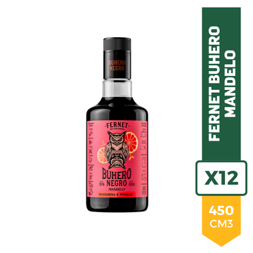 Fernet Buhero Negro Mandelo 450ml x12