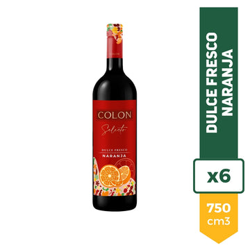 Colón Selecto Dulce Fresco Naranja 750ml x6