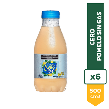 Agua Saborizada Levite Cero Villa Del Sur Pomelo 500ml x6