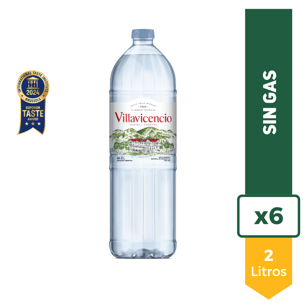 Pack de 6 botellas de Villavicencio Sin Gas 2 L – imagen 2