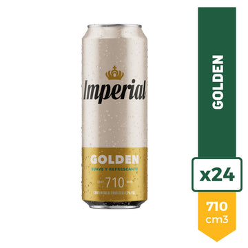 Cerveza Imperial Golden 710ml x24
