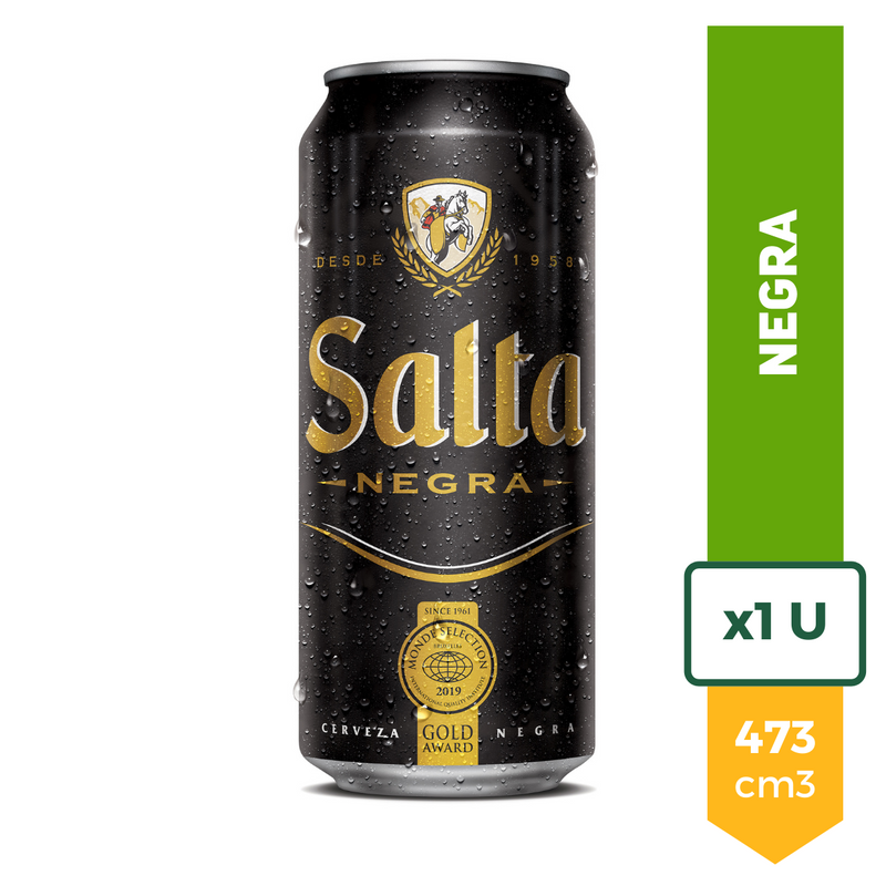 Cerveza Salta Negra Lata 473ml